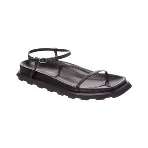 Proenza Schouler Leather Sandal, Black